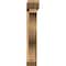 Ekena Millwork Funston Slat Rough Sawn Bracket w/ Offset Brace, Western Red Cedar, 6"W x 32"D x 36"H BKT0604X32X36FST06RWR - alternate 2
